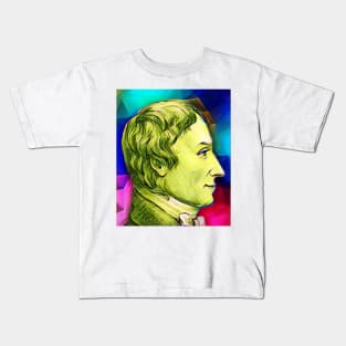 Anders Gustaf Ekeberg Colourful Portrait | Anders Gustaf Ekeberg Artwork 7 Kids T-Shirt